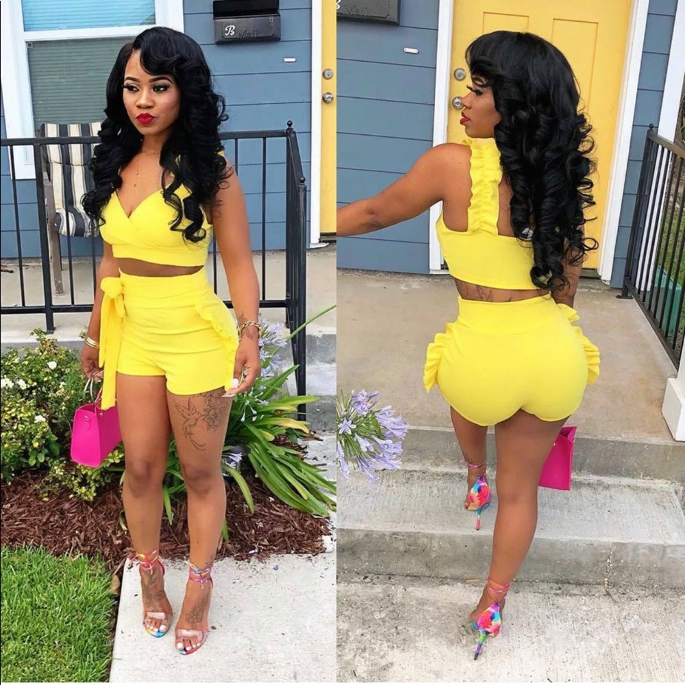 Two Pc Short Set